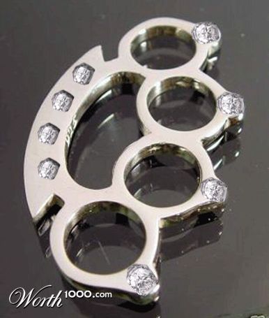 diamond ring knuckle dusters