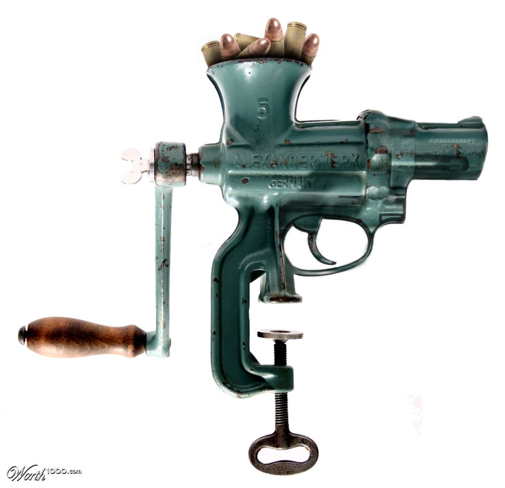 Table machine gun