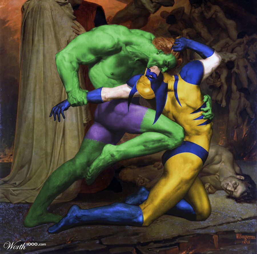 Wolverine vs Hulk
