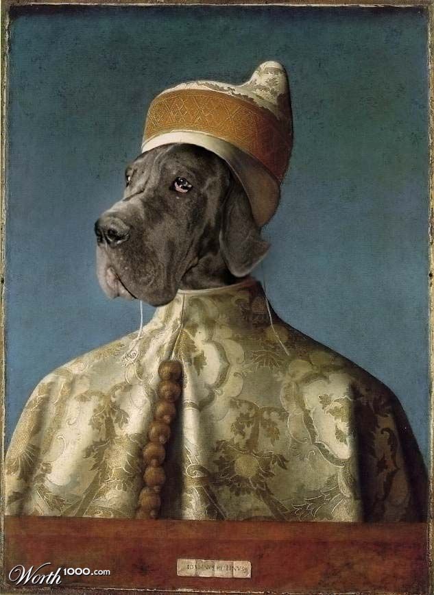 dog from Giovanni Bellini (1427 - 1516), Italien