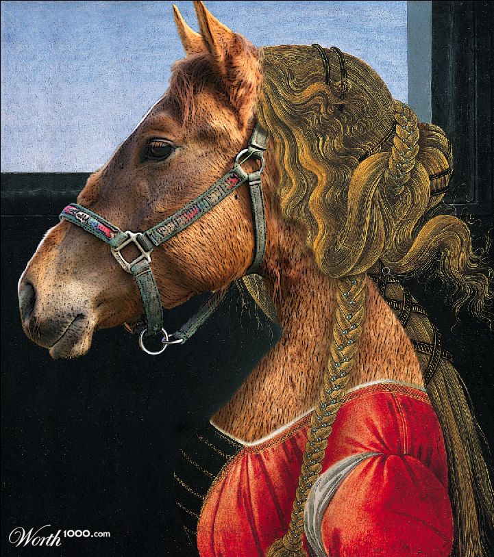 Horse Princess by Botticelli