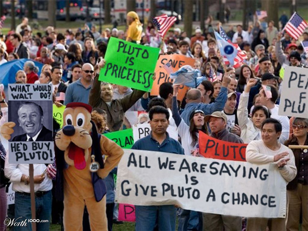 Pluto Protest