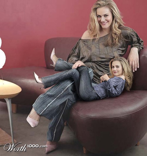 Alicia Silverstone and Alicia Silverpebble