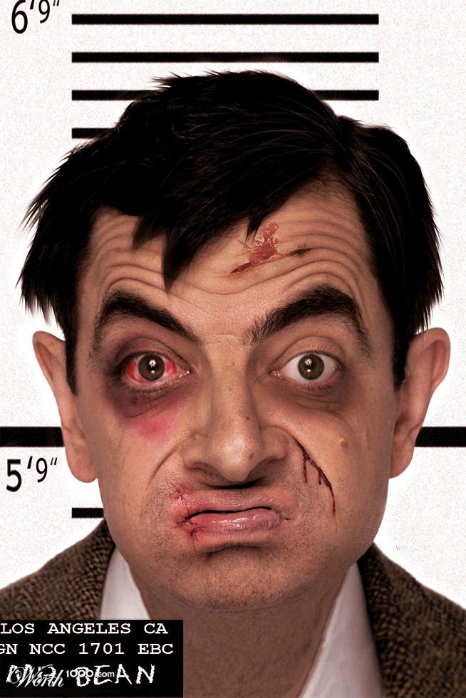 mr bean..arrested