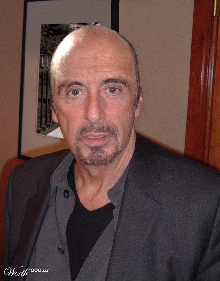 Pacino bald