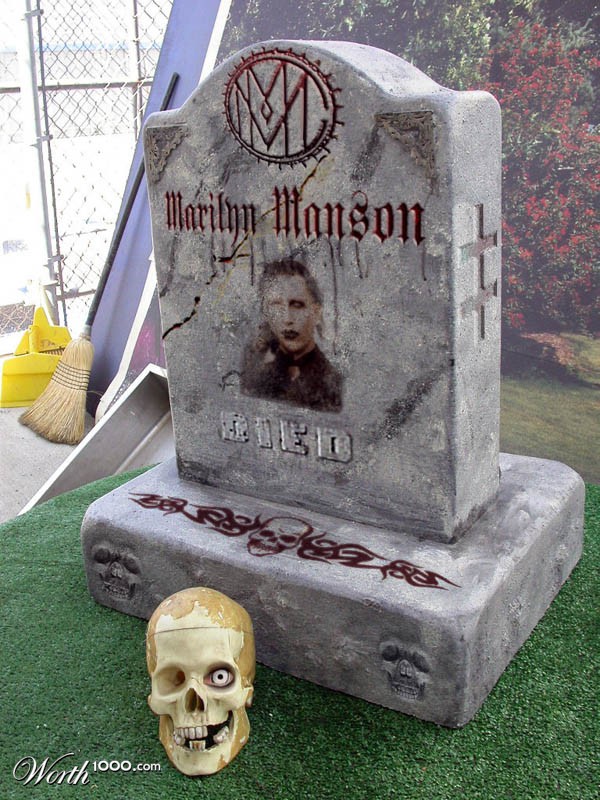 marlyn mansons Tombstone