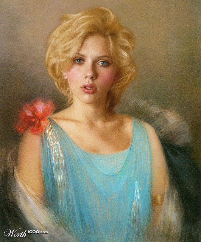 Scarlett in Blue