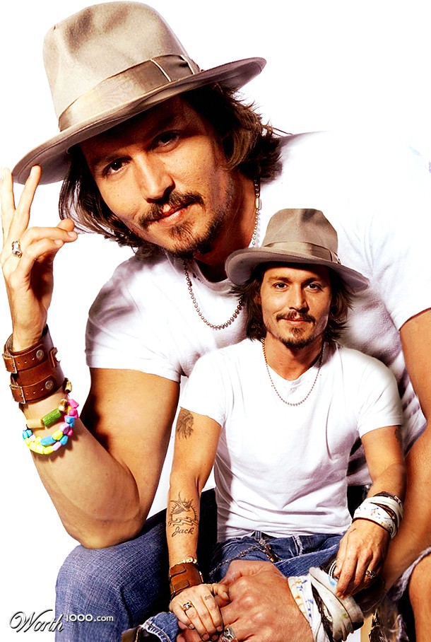 Mr.Depp & Mini Johnny