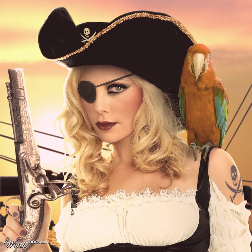 Pirate Charlize Theron