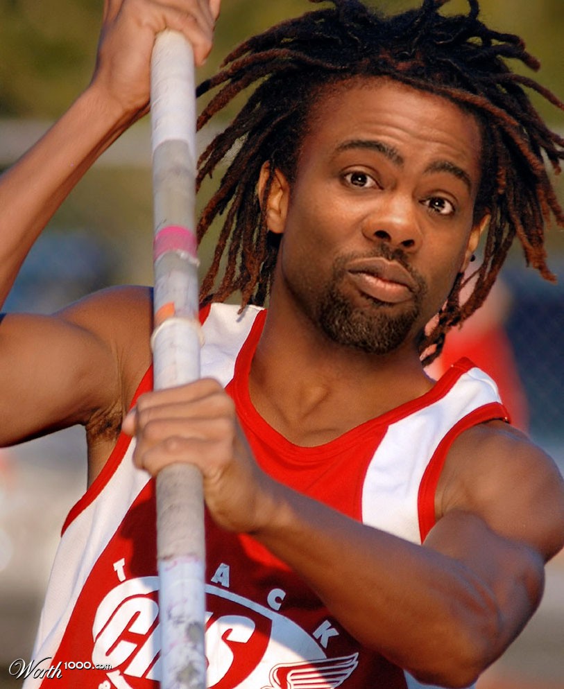 Pole Vaulter Chris Rock