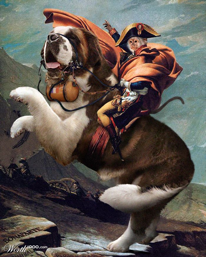 Napoleon at St Bernard