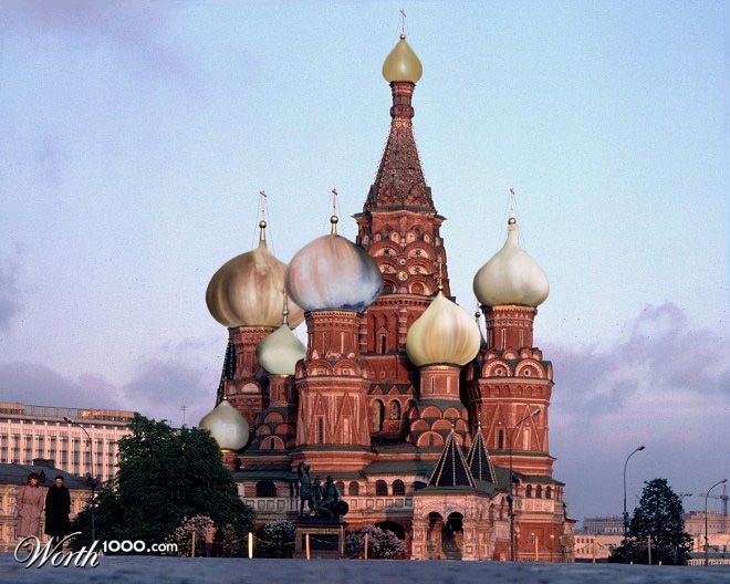 St. Basil's, Garlic, and Onion