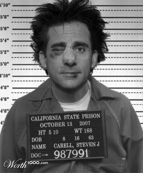 Steve Carell Mugshot