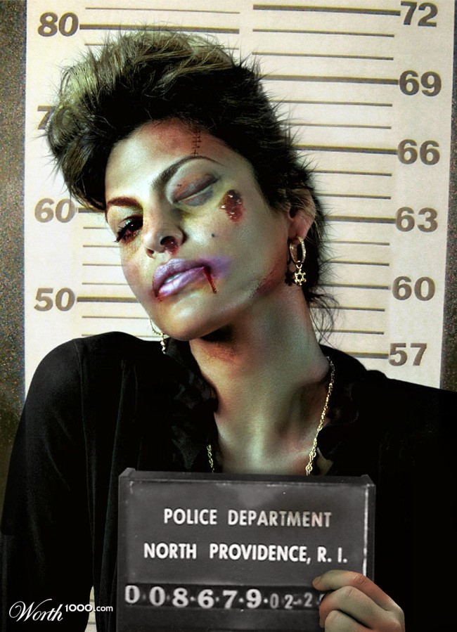 Eva Mendes Mug Shot