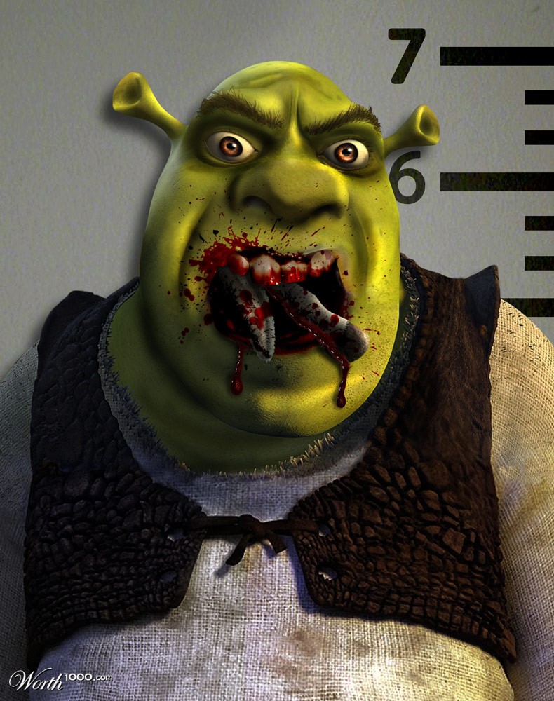 Shrek Mugshot