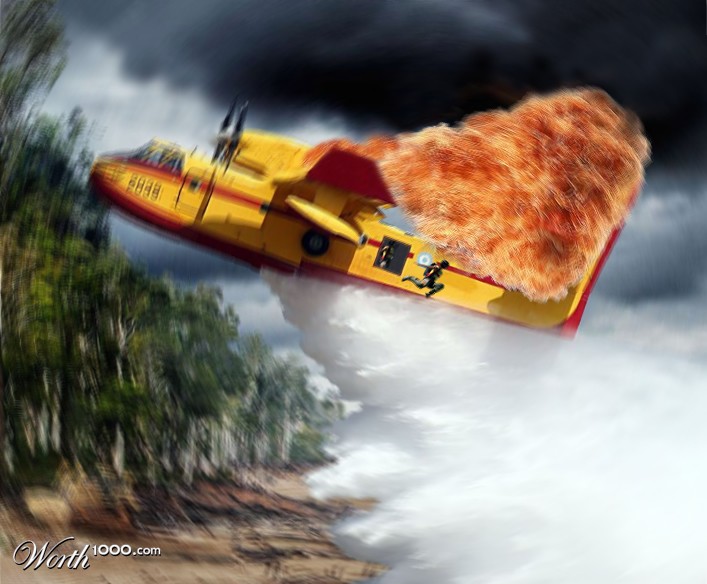 Canadair back to the ground
