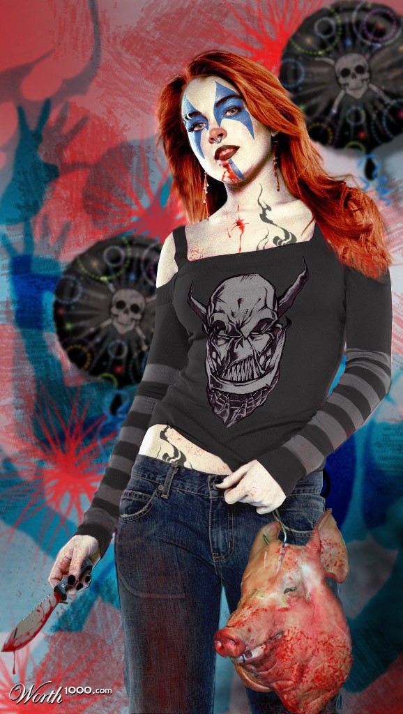 Evil Lohan Clown