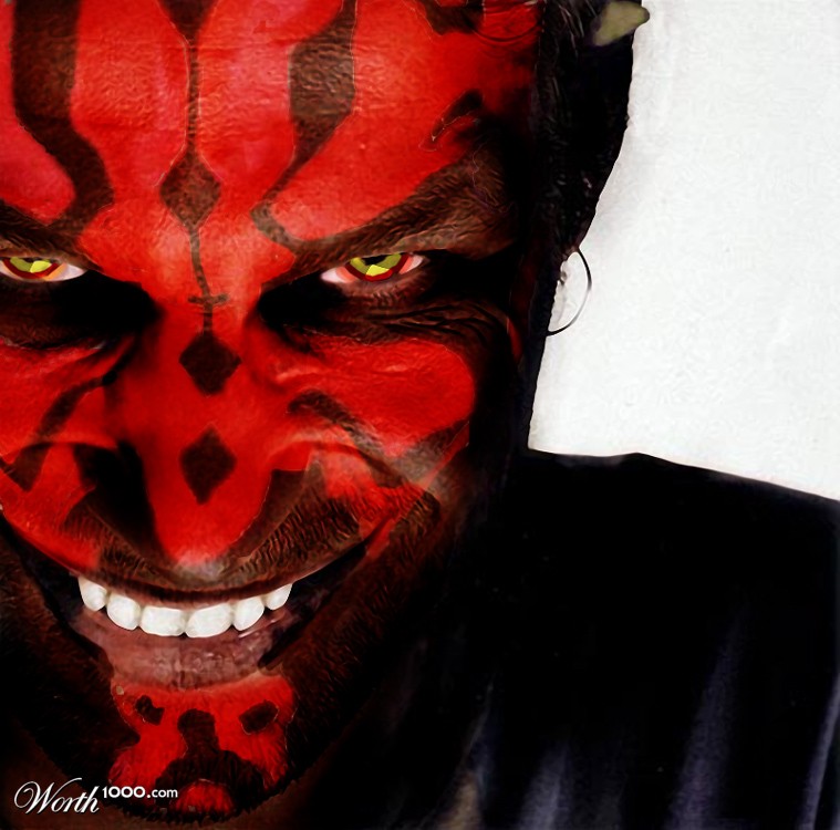 Aphex Twin as Darth Maul