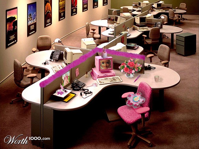 Barbie's Dream Cubicle