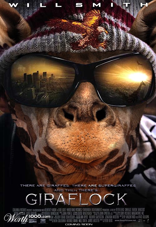 Giraflock the superheroe