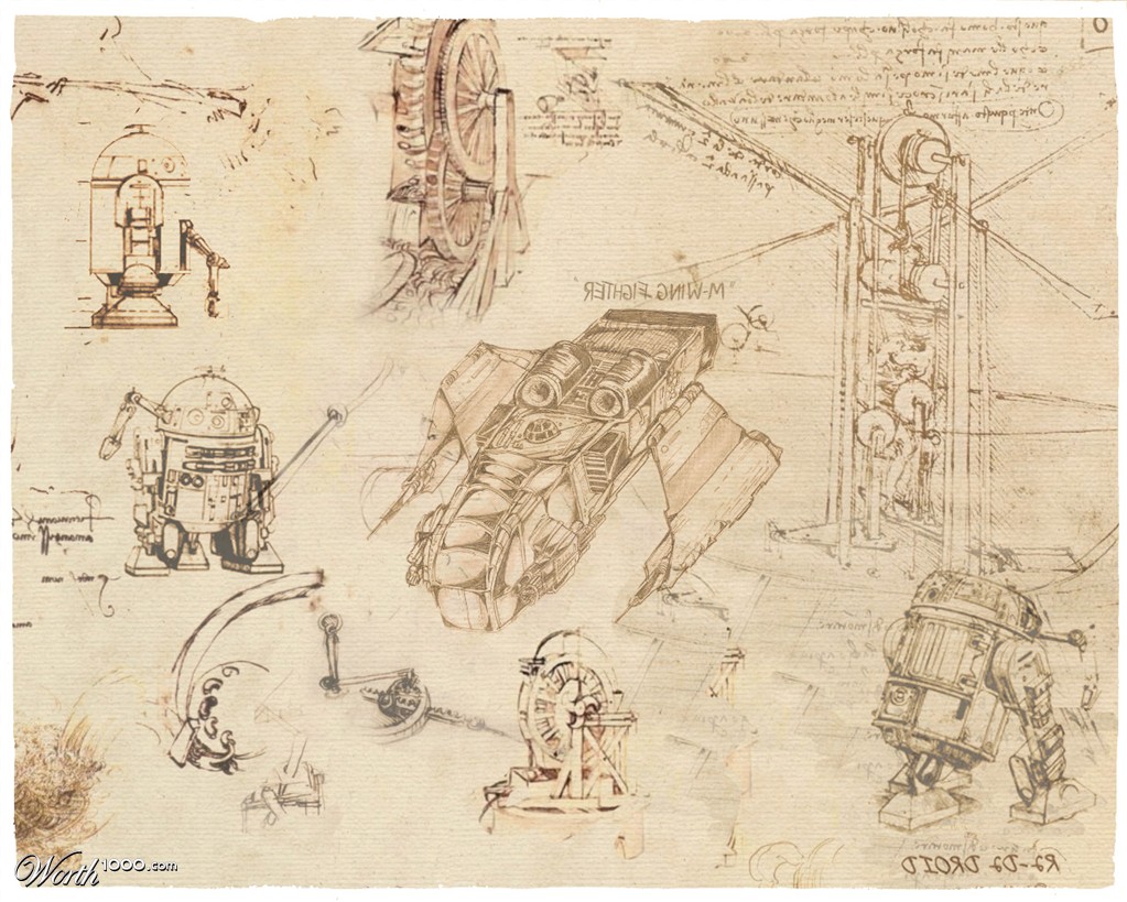Da Vinci's plans for R2D2