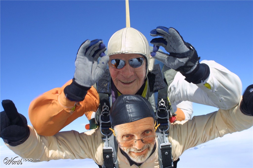 grandpa skydivers