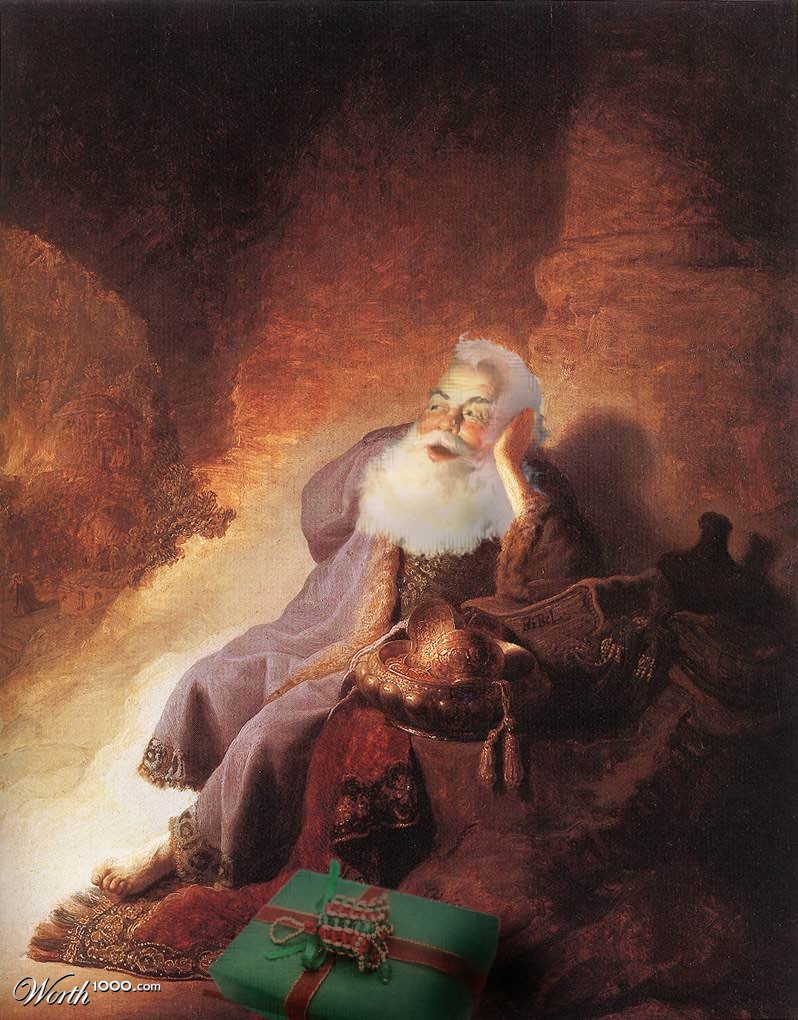 Relaxing Santa