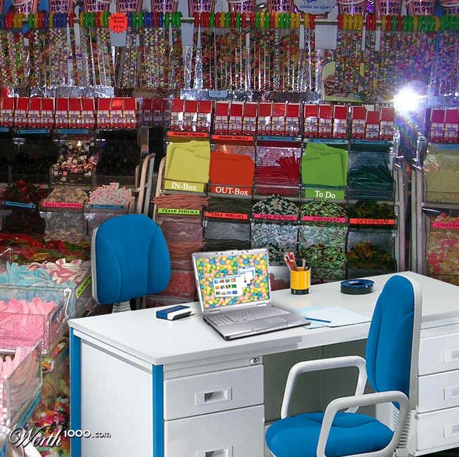 candy cubicle