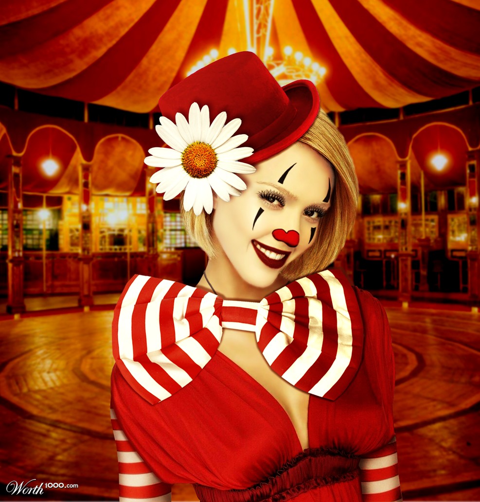 jessica alba clown