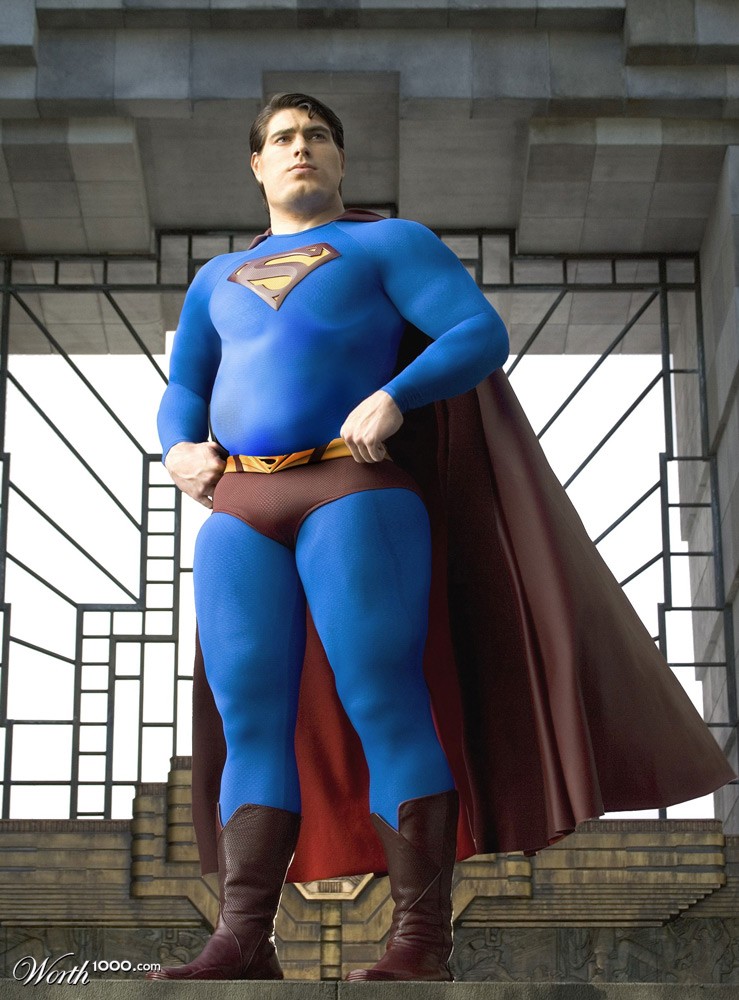 Fat Superman (Brandon Routh)