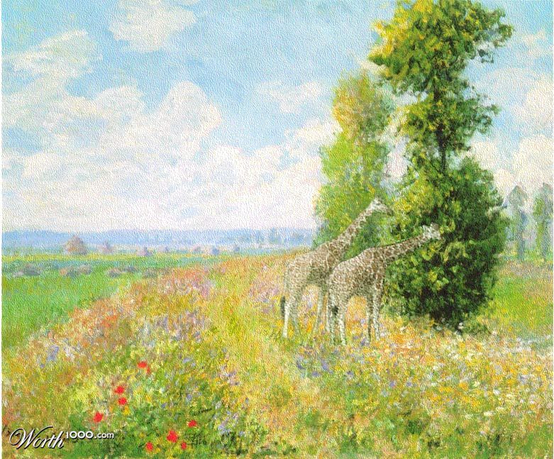 Monet's Giraffii