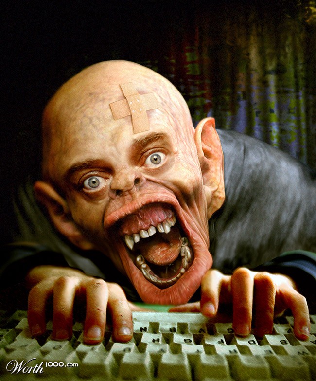 hacker is monster