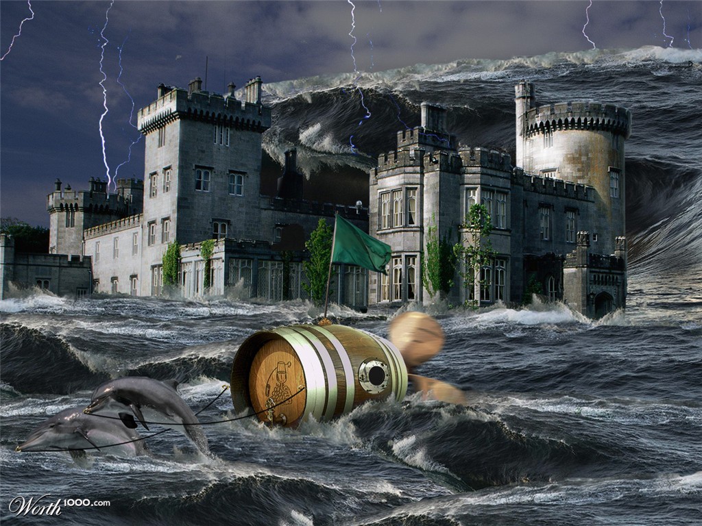 The wine barrel!