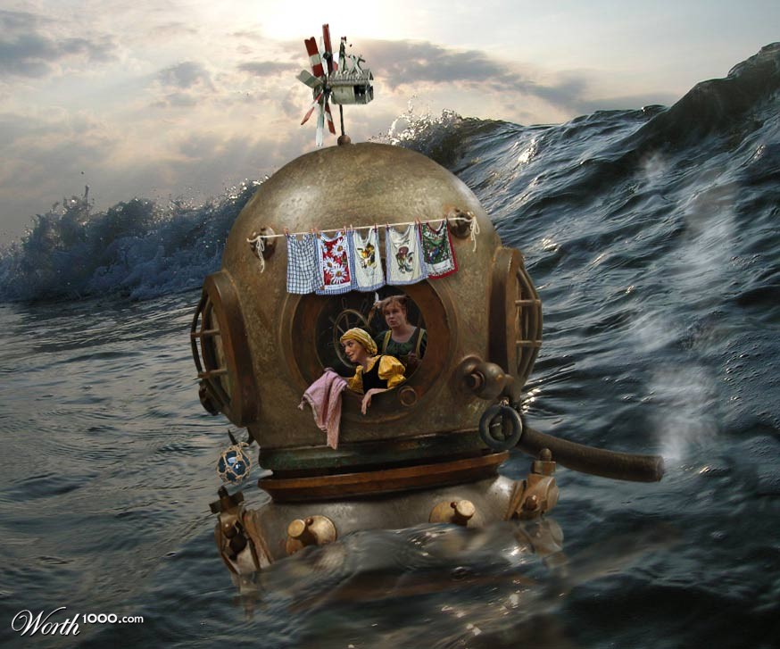 Wash Day At Sea