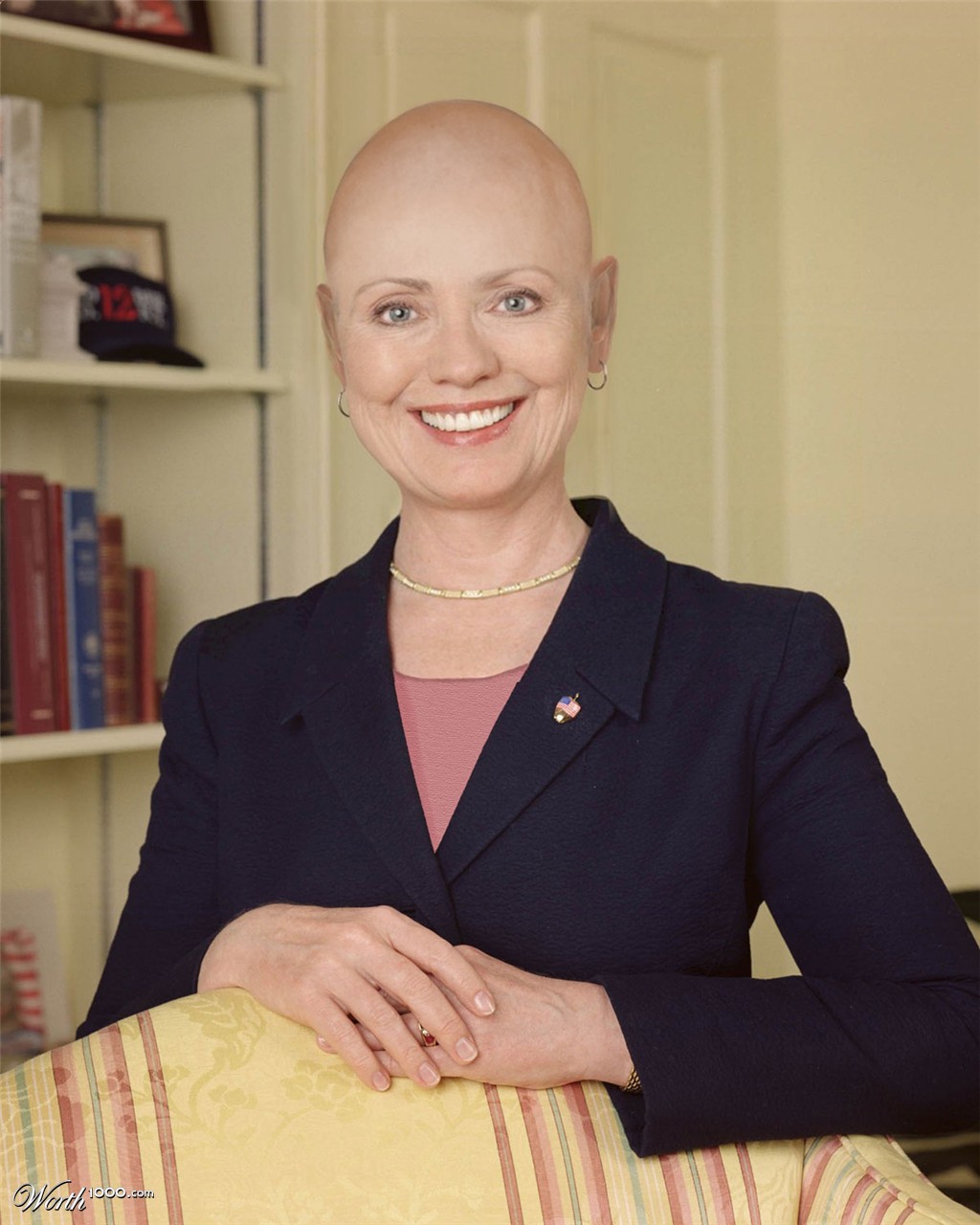 Bald Hillary Clinton
