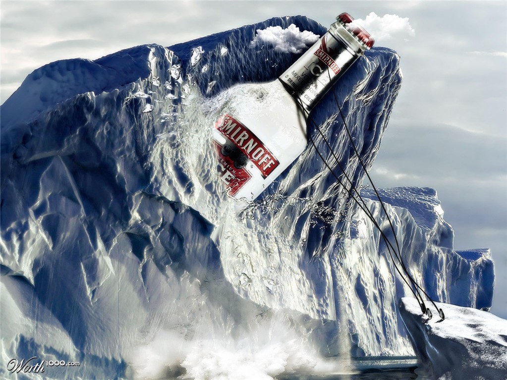 Smirnoff over Antarctica
