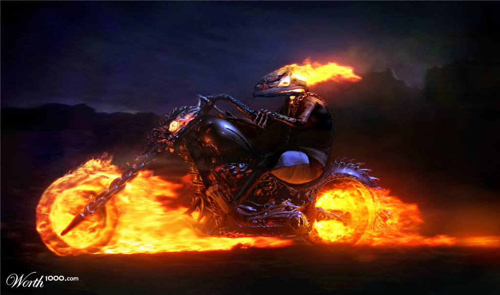 Frog Ghost Rider