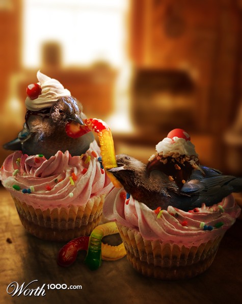Cupcake Birds