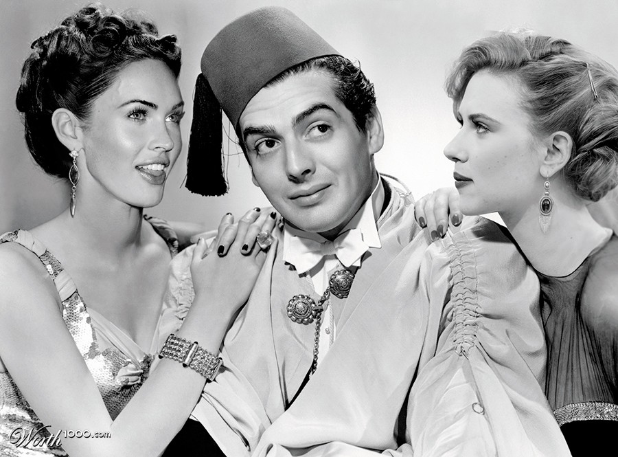 Megan Fox , Victor Mature and Scarlett Johansson