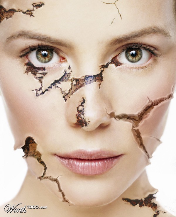 Cracked skin
