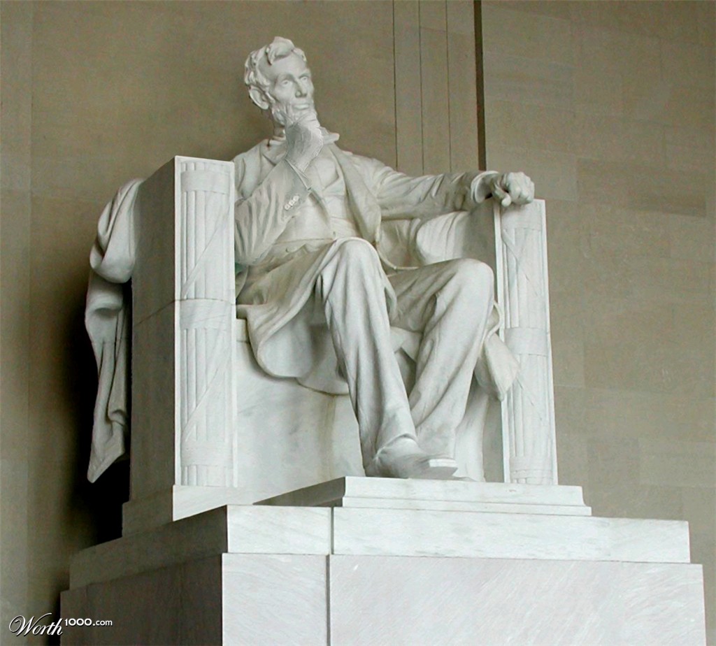 Abe's a gangsta