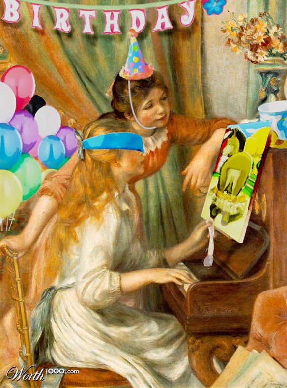 Jeunes Birthday au Piano Donkey
