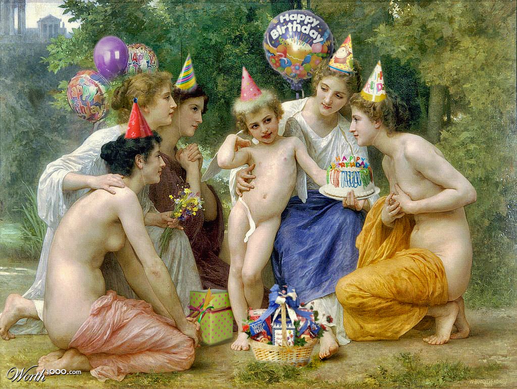 Bouguerau Happy Birthday