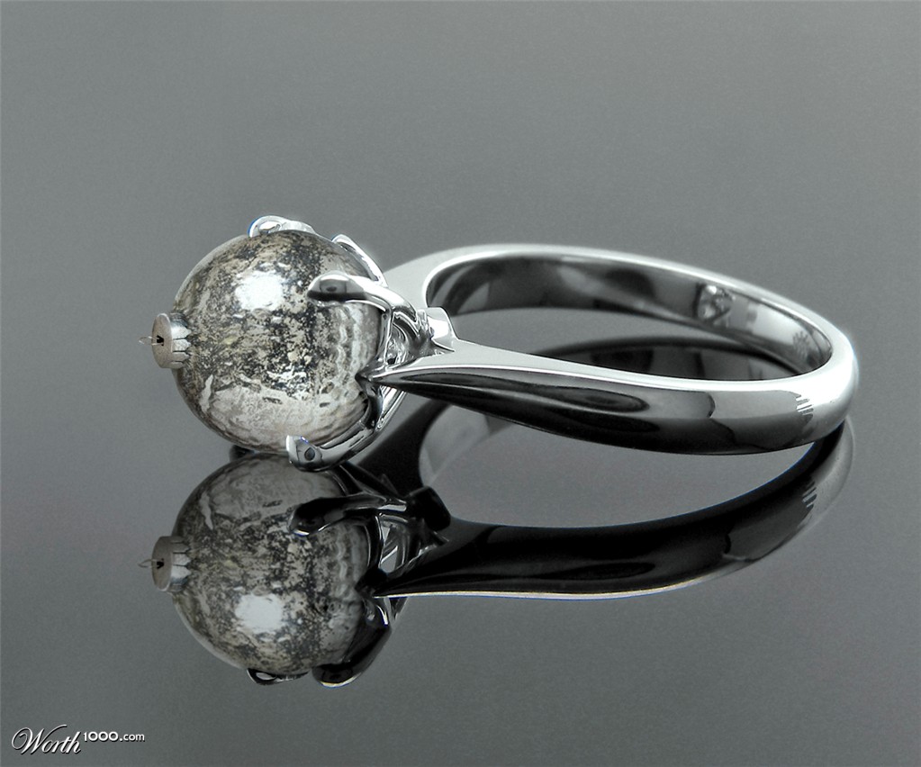 Christmas bulb ring
