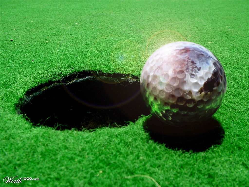Metallic Golf Ball