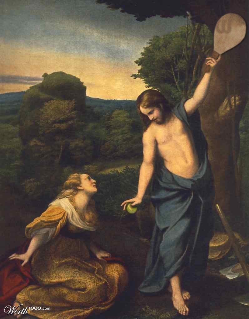 Beach tennis or frescobol