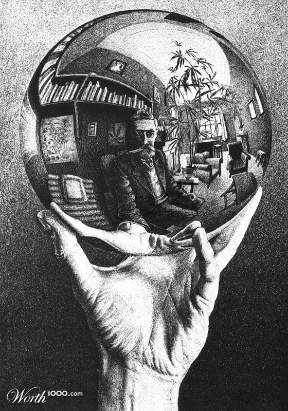 escher - hand