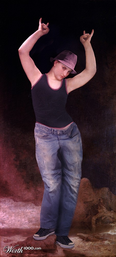 Bouguereau's Rocker Girl