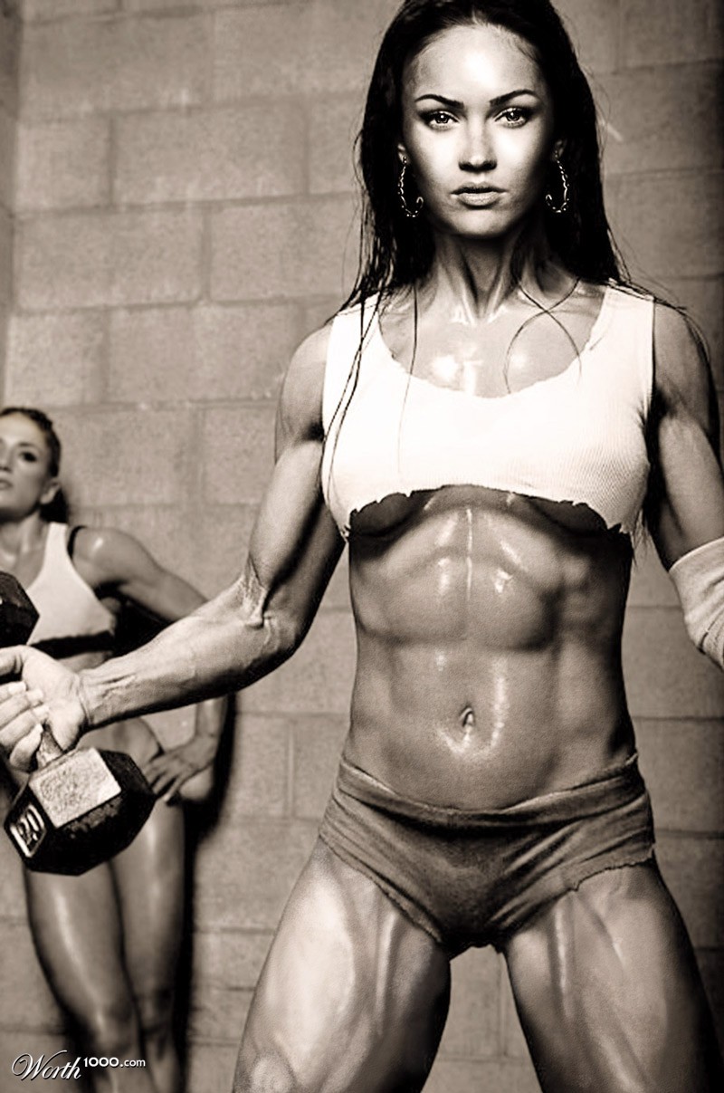 Megan with Muscles