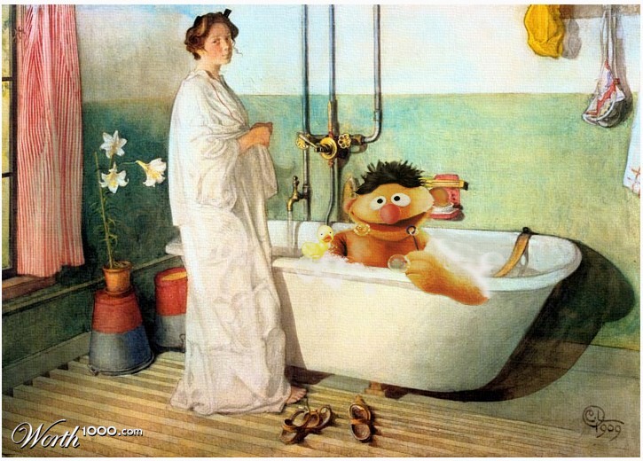 Lisbeth & Ernie Take a Bath